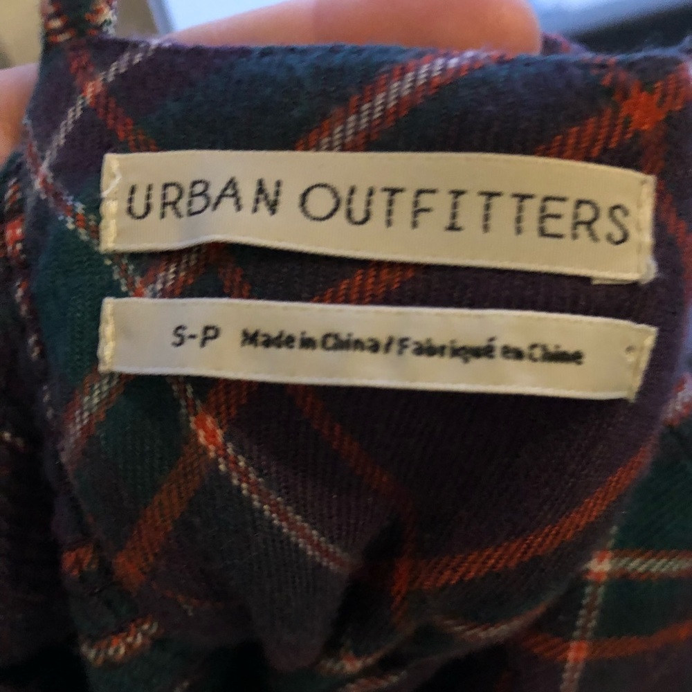 Uo Flannel Button-Down Mini Dress - image 2